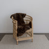 new zealand brown wool sheepskin rug from corcovado furniture and homewares store online