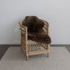 NZ thick wool sheepskin brown rug from corcovado furniture store online nz