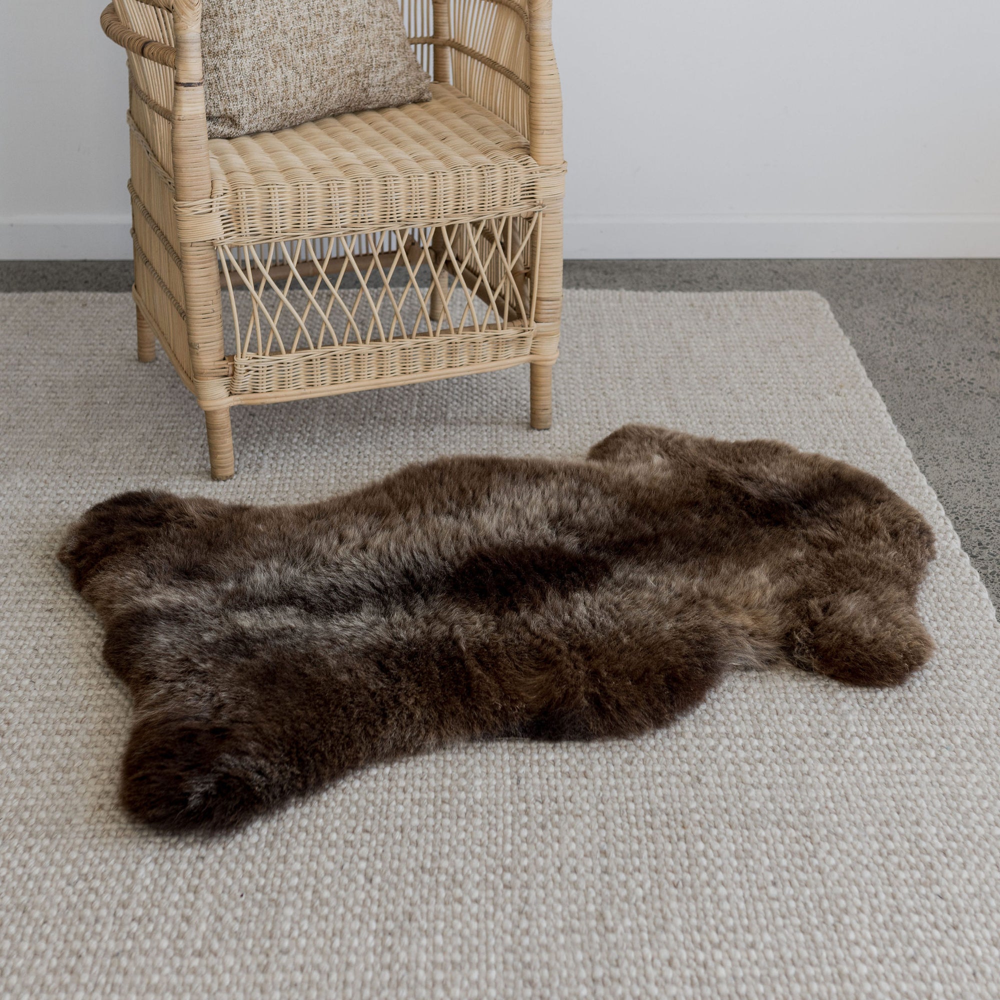 nz pure wool natural sheepskin from corcovado furniture store online 
