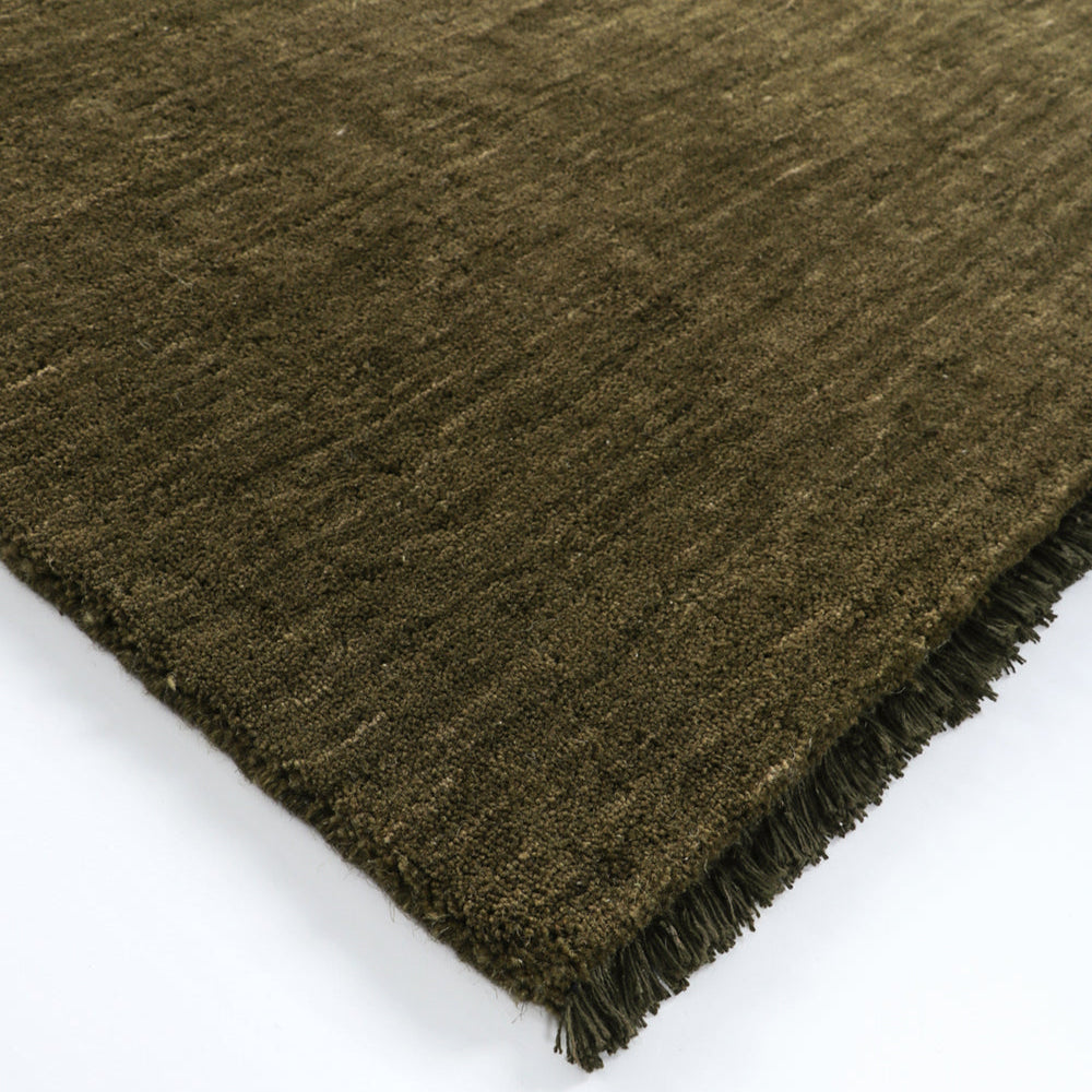 Moss Wool Floor Rug