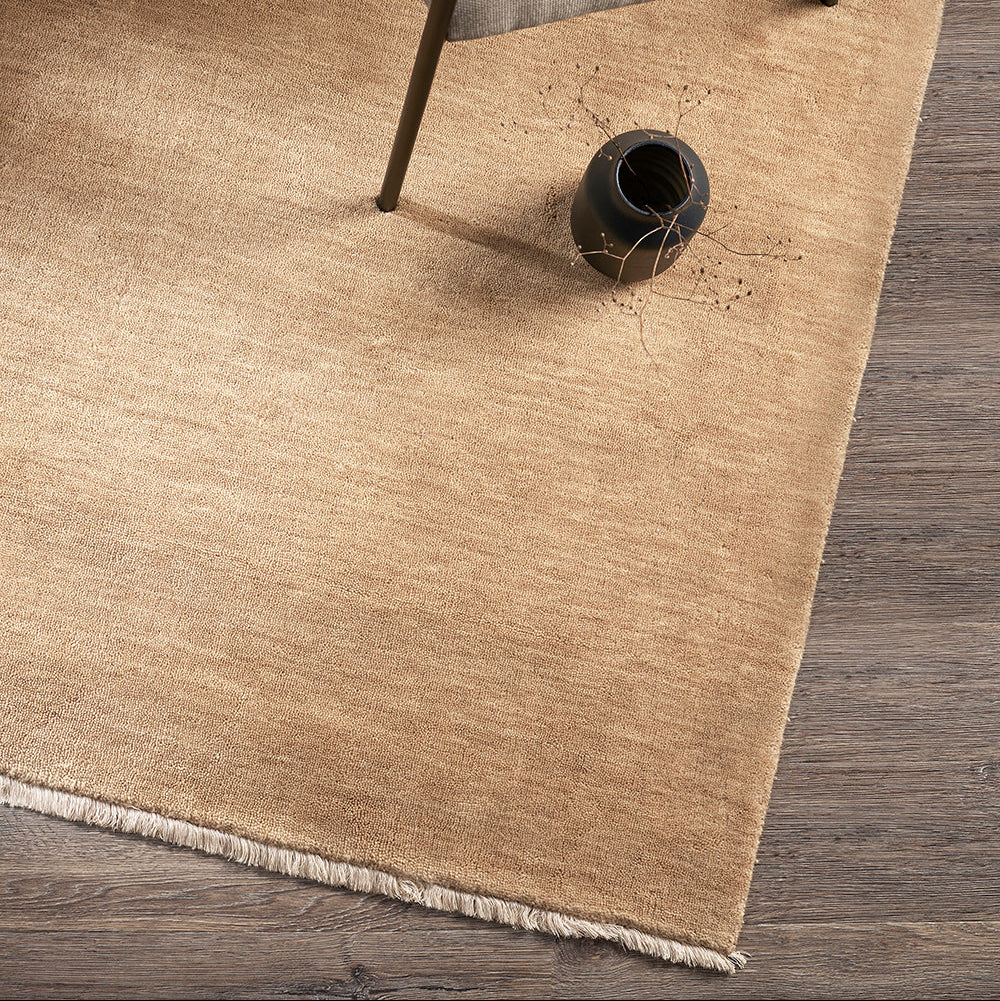 Putty Wool Floor Rug