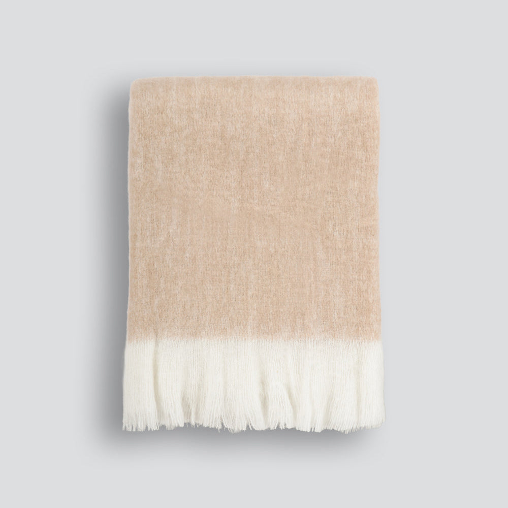 Clay Wool Blend Throw