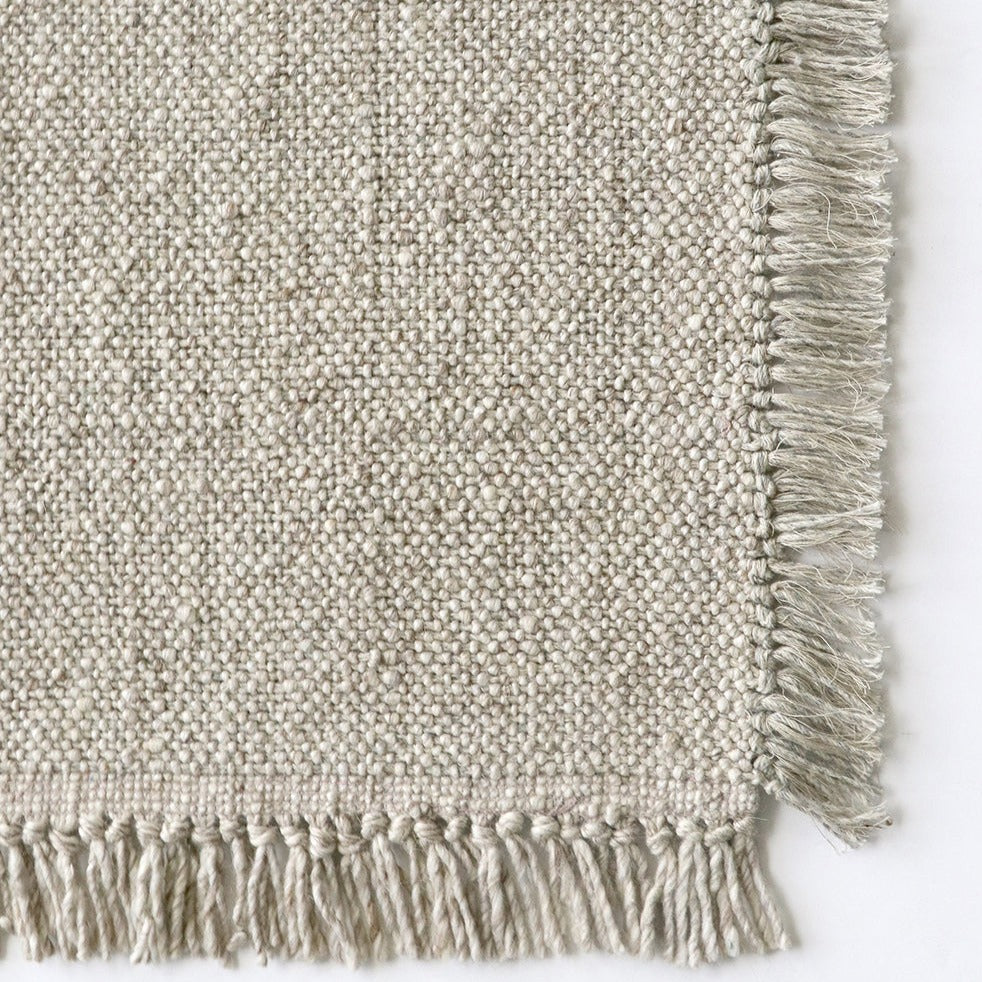 ulster taupe flatweave floor rug from corcovado furniture new zealand