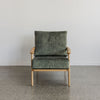 green velvet occasional chair from corcovado furniture store nz