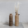 natural rattan slim tall basket from corcovado furniture and homewares store new zealand