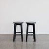 black wood bar stool kitchen stool black corcovado nz