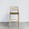 green leather bar stool by corcovado furniture auckland christchurch new zealand