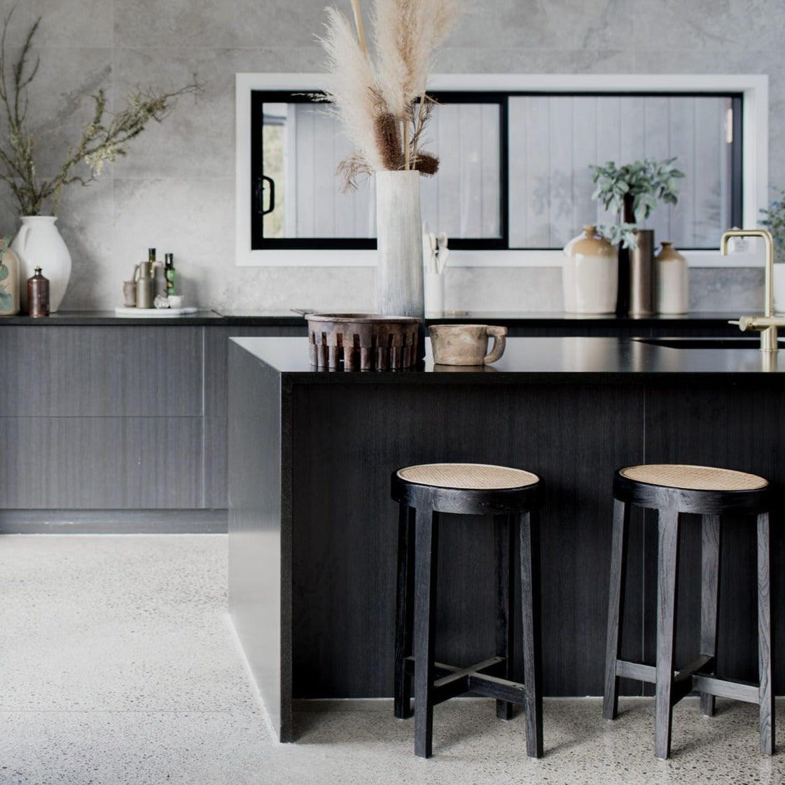 black kitchen bar stools from corcovado furniture store