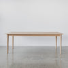 small american oak dining table from corcovado funriture store new zealand