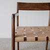 Serengeti Arm Chair (tan leather, vintage brown wood)