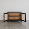 rattan buffet cabinet in black from corcovado furniture store auckland and christchurch and wellington new zealand