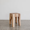 slim teak wood side table by corcovado furniture auckland new zealand rustic decor