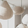 natural linen oval pendant shade from corcovado furniture store christchurch auckland new zealand