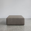 sunset floating fabric upholstered footstool ottoman from corcovado furniture store auckland christchurch new zealand