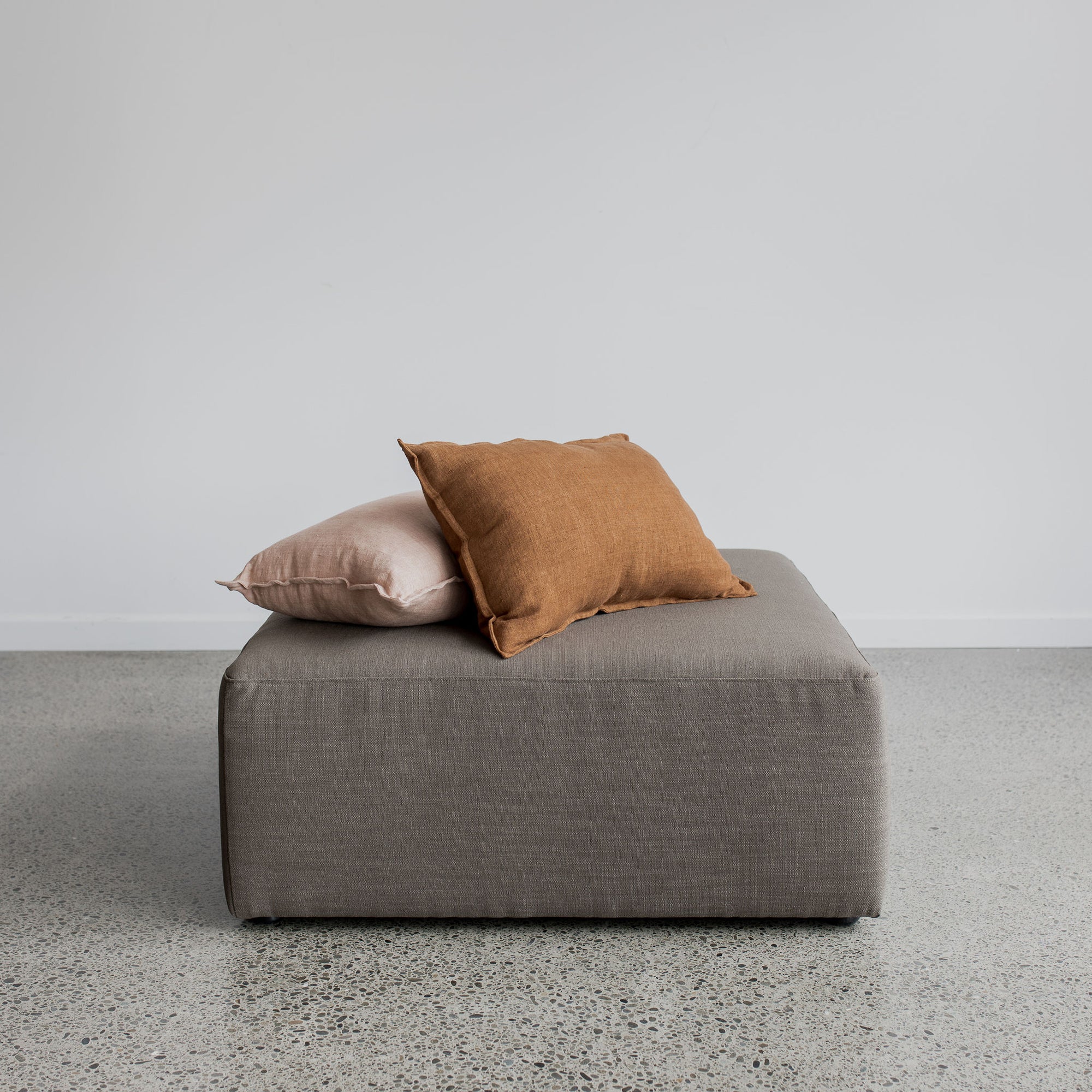 sunset floating fabric upholstered footstool ottoman from corcovado furniture store auckland christchurch new zealandsunset floating fabric upholstered footstool ottoman from corcovado furniture store auckland christchurch new zealand