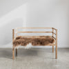 wooden indoor entrance bench by corcovado furniture store online new zealand