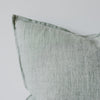 sage square linen cushion with inner from corcovado furniture store online new zealand