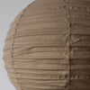caramel globe linen pendant shade by corcovado furniture store new zealand