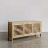 St Tropez low wooden entertainment unit from corcovado furniture store new zealand