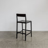 black leather serengeti bar stool by corcovado furniture store new zealand