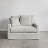 Hale loose cover love seat studio small sofa settee from corcovado furniture store new zealand