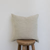 khaki stipe linen scatter cushion from corcovado furniture strore auckland christchurch new zealand