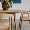 corcovado classic round oak dining table from corcovado furniture store auckland wellington christchurch new zealand