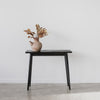 slim hallway console table in black from corcovado furniture store auckland wellington christchurch