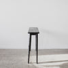slim hallway console table in black from corcovado furniture store auckland wellington christchurch