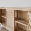 bamboo 3 door cabinet by corcovado furniture online new zealand