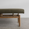 nz wool bench seat ottoman for bedroom or entrance way from corcovado furniture store auckland christchurch new zealand