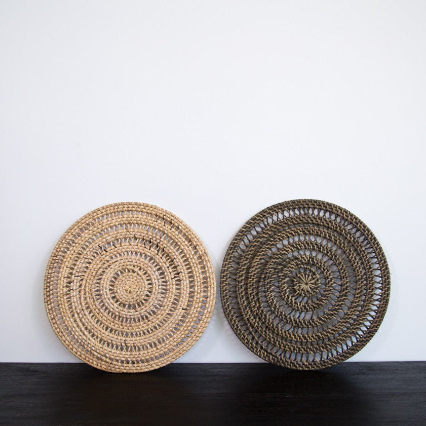 Round Rattan Placemat (Natural)