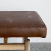 brown leather bench seat corcovado furniture store new zealand