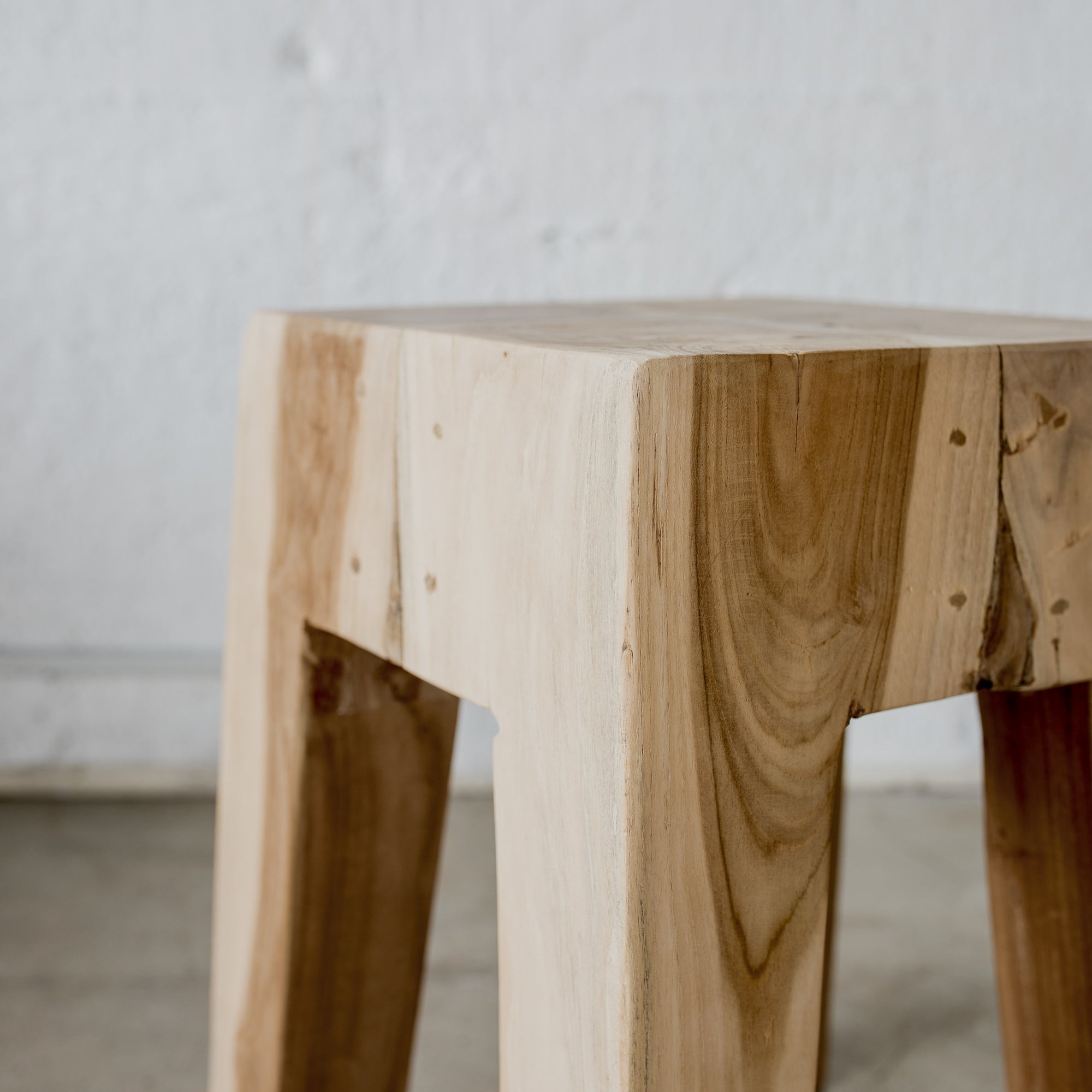 Slim Teak Root Side Table Corcovado